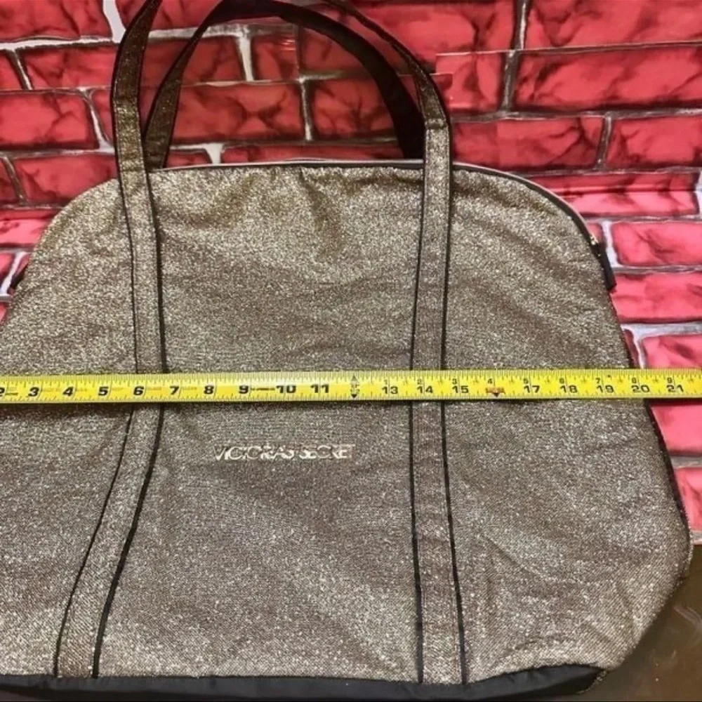 Victoria's Secret Gold Tote Bag